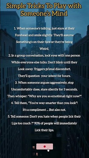 “Play With Anyone’s Mind Using These Simple Tricks 🤯 #DeepFacts #BrainHacks