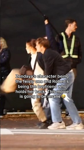 Zendaya being the feisty one and Robert being the Boyfriend who holds her back 😭 | The drama |