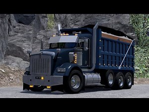 Custom kenworth T800 dump truck giveaway - American Truck Simulator - Ats -