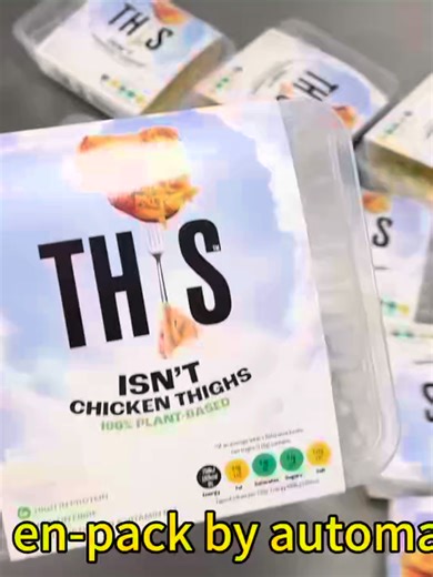 Baking food en pack by auto sleeving wrapping machine #foodpackagingmachine #sleevemachine