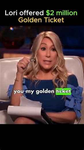 Lori offers $2 Million worth Golden Ticket