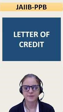 What is Letter Of Credit | JAIIB PPB Most Important Topics |JAIIB PPB November 2025 Preparation