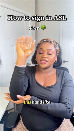 How to sign Tree & Flower in ASL. #asl