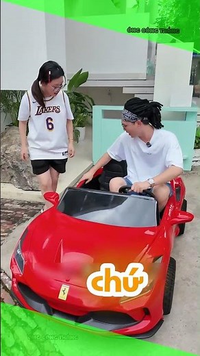 mang siêu xe ô tô đồ chơi chở gái đi bốc đầu