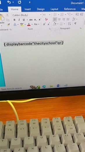 This MS Word Trick Creates QR Codes in Seconds #shorts #qrcode #hack