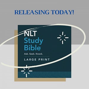 📣Breaking News: NLT Study Bible Large Print is releasing today! TODAY! Who is excited? 🙋🏻‍♀️🖐️🖐🏻🖐🏽🖐🏿🙌🏼 Check it out https://bit.ly/30UFFBV #LargePrint #NLTBible #Biblestudy #studyBible #Biblestudies #Biblefacts #Bibleteaching #Bibletalk #Biblestudynotes #Biblestudymoments #Biblequote #Biblequotes #Bibletime #Bibleschool #Biblestudytools #BibleStories #BiblePeople | New Living Translation (NLT)