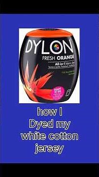 How to Dye Your Own Fabrics (Jersey Cotton)