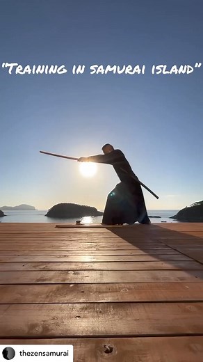 7.1K views · 386 reactions | RePosted • @thezensamurai “Training in samurai island, day 2” Thank you @alexondeck #samurai #meditation #innerpeace #balance #wisdom #japan | KenjutsuWorld.com | Facebook