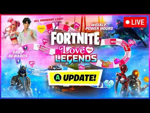 EVERYTHING IN *NEW* HUGE FORTNITE UPDATE!! NEW VALENTINE'S SKINS, KPOP DEMON HUNTERS & MORE!