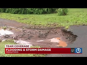 Video: Middletown residents deal with damage caused by flooding