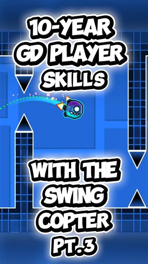 10-Year GD Player vs The SWING Test! 😱 Pt.3 #geometrydash #gd #gaming #gameplay