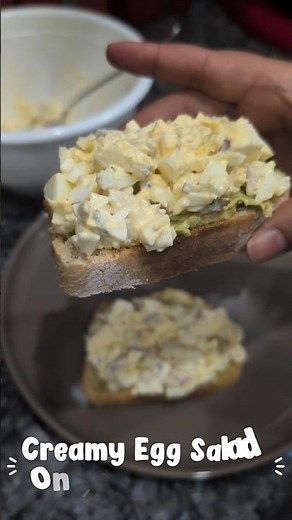 Creamy Egg Salad on Italian Bread #yummy #cooking #recipe #eggs #eggsalad #sandwich