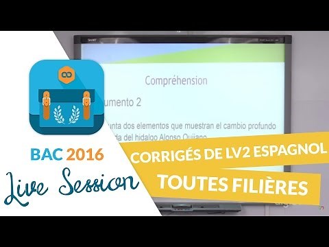 Bac 2016 : Corrigés de LV2 Espagnol - Toutes filières