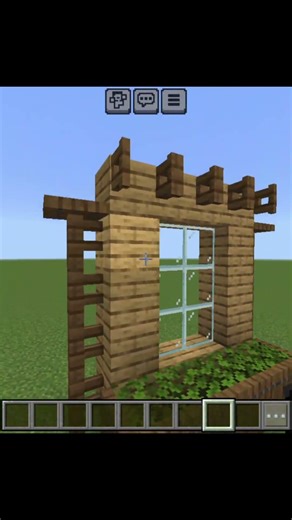 Minecraft window build #minecraft #building #upgrade #minecraftbuilding #subscribe #shorts #gaming