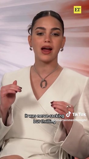 The 'Abigail' cast was genuinely surprised by the blood cannons used on set 😂🩸 #abigail #melissabarrera #kathrynnewton #danstevens #williamcatlett #kevindurand