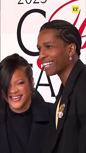 Rihanna and ASAP Rocky on the CFDA Awards Red Carpet #daynighttv #rihanna #stars #rihanna