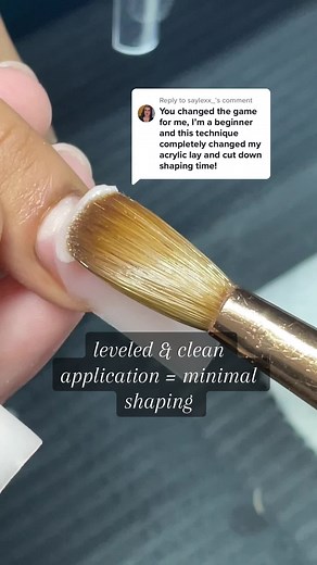 Beginner Nail Tech Routine for Minimal Shaping | Acrylic Nails Tutorial