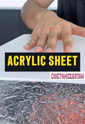 Acrylic sheet on TikTok