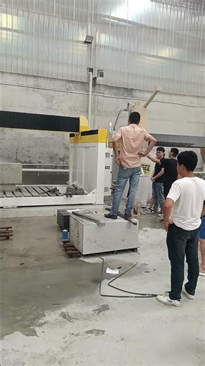 5-axis Stone Machining center and Bridge saw