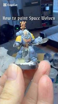 How to paint Space Wolves Beginner Friendly! #warhammer #warhammer40k #spacemarine #spacewolves