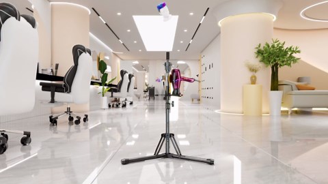 Wig Head Stand Tripod - Reinforced Mannequin Stand, Adjustable Height 31" - 57" Wig Stand for Styling, Cosmetology Hairdressing Training with Wig Caps, T-Pins Hair Clips