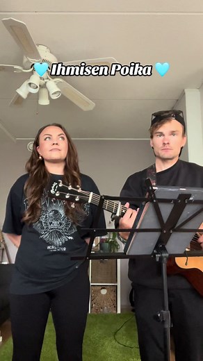 Ihmisen Poika 🩵 Suvi Teräsniskan versiota mukaillen esitettiin tää pienen pojan kastetilaisuudessa.🥹🩵 #ristiäiset #juhlat #kastejuhla #cover #duo @Suvi Teräsniska
