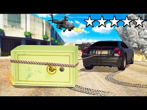 I robbed a NEW BANK in GTA 5... BAD IDEA!!