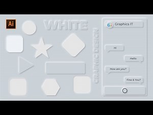 How To Create Neumorphism Effect With Illustrator | Easy Soft UI/Neumorphism Effects | #neumorphism