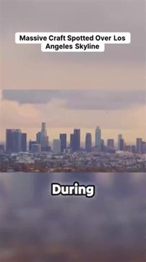 Paranormal is Normal on Instagram: "Massive Craft Spotted Over Los Angeles Skyline🛸👽👀🚀🤯 This footage captures an unbelievable moment from the Los Angeles skyline. A tourist filmed what can only be described as a massive, silent craft, its design completely foreign to human engineering, slowly orbiting high above the city as if conducting a deliberate survey. People on the ground paused, sensing the quiet weight of an undeniable presence. This sighting adds serious fuel to the growing global