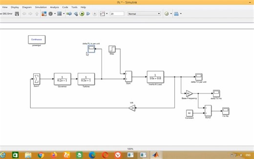 手把手搭建|负荷频率控制Simulink（中英字幕）