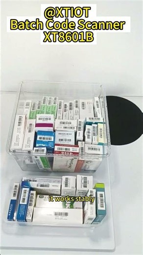 Pharmacy Batch Barcode Scanner | Read 100 Codes at Once for Drug Track & Trace