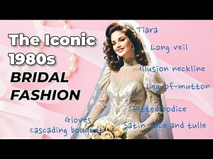 1980s Bridal Fashion / Iconic Wedding Dress Styles from the 80s