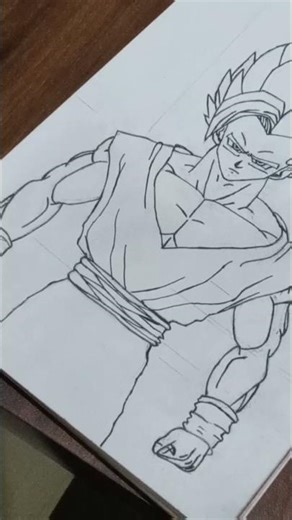 beast gohan drawing ✨part 1 #drawing #asthetic #art #dbs