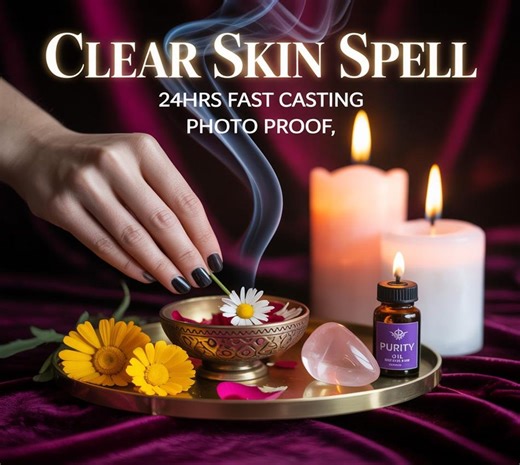CLEAR SKIN SPELL, Beauty Ritual, Aura Cleansing, Confidence Boost, Glow Manifestation, Skin Health Energy - Etsy