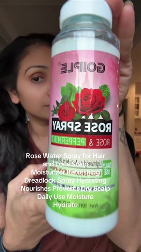 Rose Water Spray for Hair and Locs Scalp Moisturizer Refreshing Dreadlock Spray Hydrating Nourishes Prevents Dry Scalp Daily Use Moisture Hydrate#rosewaterspray #hairandscalpmoisturizer #dhinglishop #freeshipping #fyp