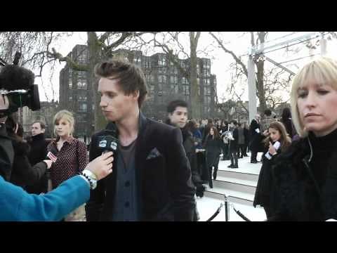 Eddie Redmayne Interview at the Burberry Show | Grazia UK