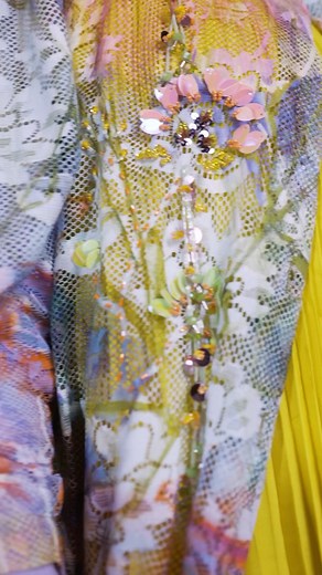 Unveiling Sublime Beauty: Pippa Long Tunic. Dual-sided lace texture, intricate 3D sequin details. Embrace versatility with full button styling or as an exquisite outerwear. >> Find Pippa Long Tunic in Ice Blue at RiaMiranda Official Stores, riamiranda.com, & @rumahayu >> Find Pippa Long Tunic in Sunburts Exclusive at @shopatmasari | Ria Miranda