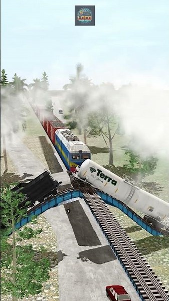 The Train Is Waiting & Dancing #train #railway #automobile #locomotive #roblox #steam #shorts #fyp