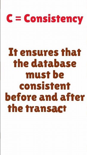 What are the ACID properties in DBMS ? #sql #dbms #rdbms
