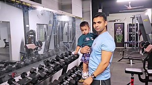 The Bodybuilder 😆 #fyp #baby #kids #gym