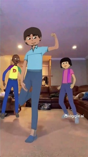 Dora, little bill and Pablo dancing #doratheexplorer #littlebill #viggleai