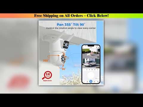 Hiseeu H.265 16CH NVR 3K 6MP Surveillance System Dual Lens Smart PTZ IP Camera Color Night Vision