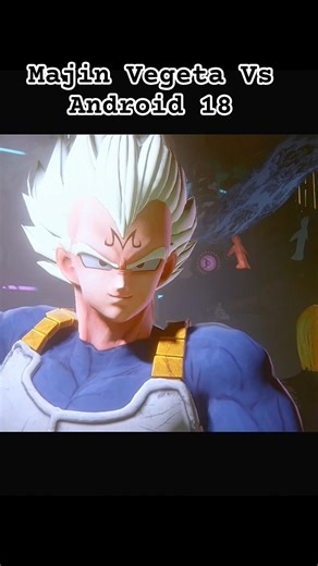 majin Vegeta Vs Android 18