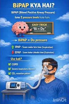 #Bipap vs C pap#shortcut trick#nursing with Himanshi#YouTube