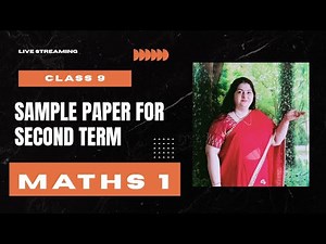 class 9| maths 1 |second term exam sample paper 2 Q.3,4,5🔥 MH Board 🔥