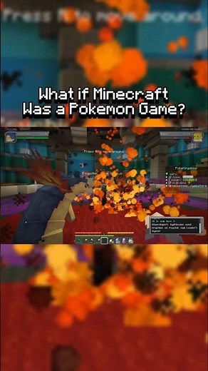What if Minecraft... Was A POKEMON Game?!