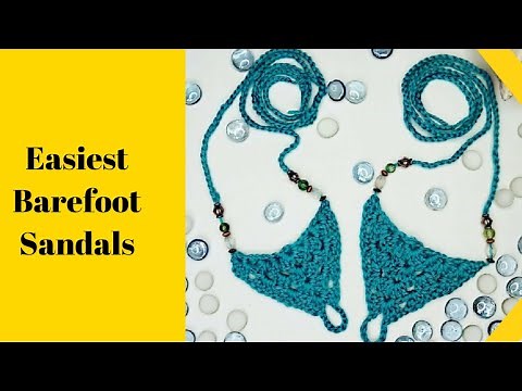 Crochet Barefoot Sandals: Quick Summer Crochet