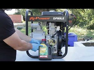 Puesta en marcha de una MOTOBOMBA DIÉSEL ( DP80LE de ITCPower )