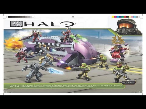Mega Bloks Instructions | Halo | 97521 | Anniversary Collection: Hierarch’s Shadow Convoy