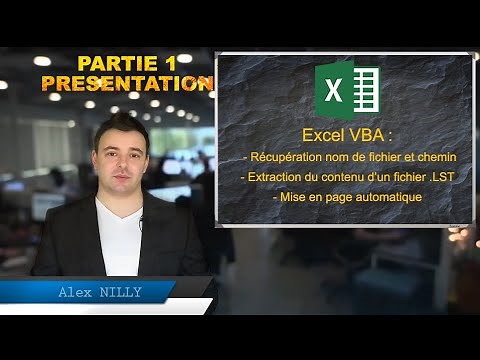 Excel VBA : Récupération du Nom de fichier / Extraction des donnees d'un fichier / Mise en page auto